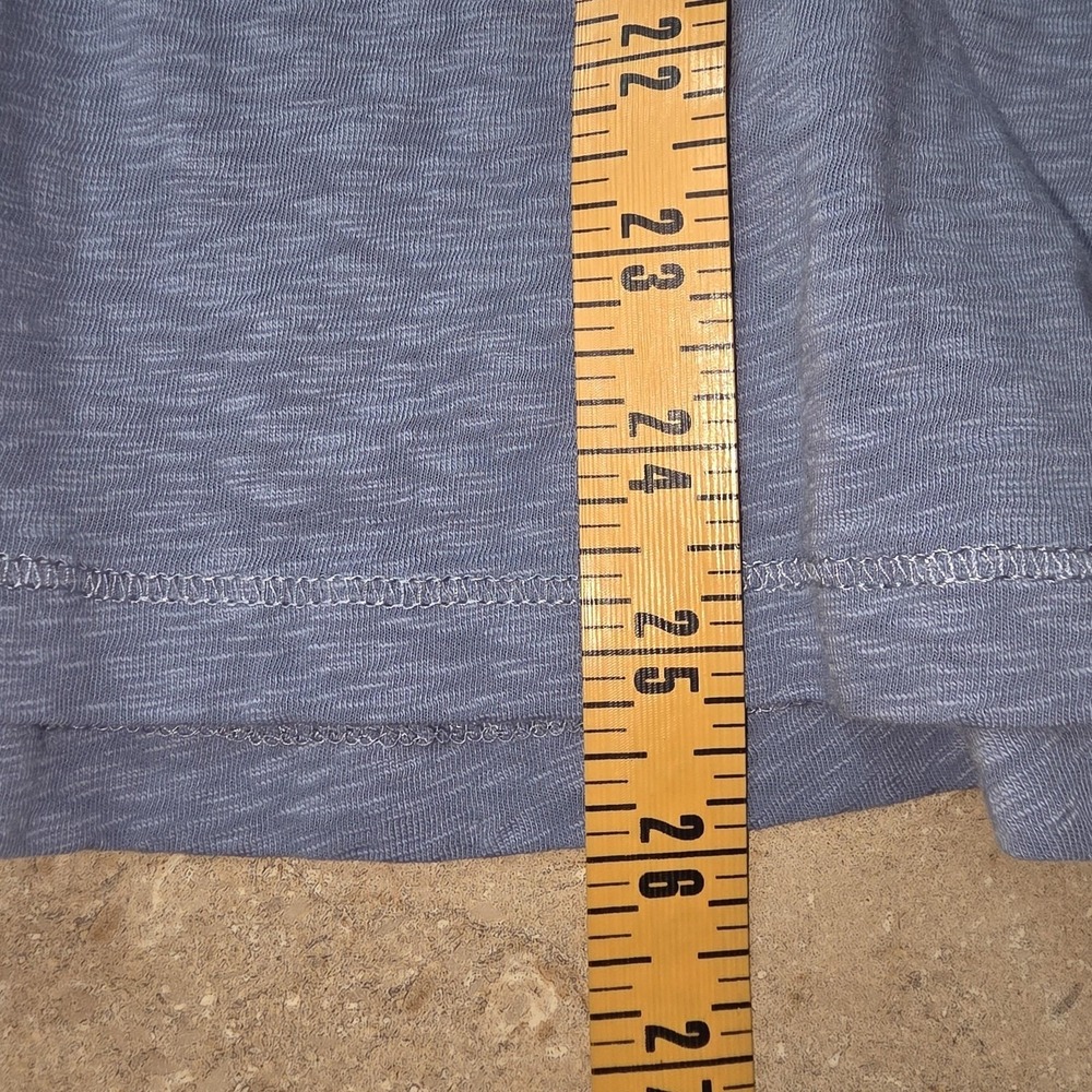 New Free People FP Beach 2 pc Set Women XS Blue Tee Skirt Lounge Poolside Boho - Picture 12 of 15